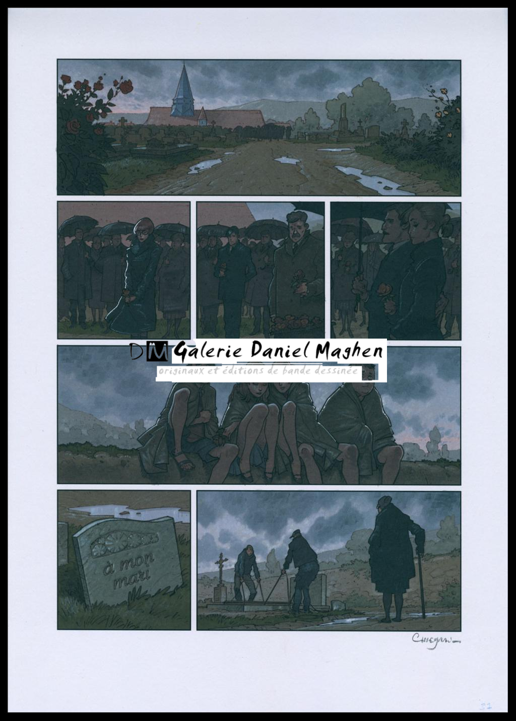 Planche originale N°37 - Didier Cassegrain - Technique mixte - 4582