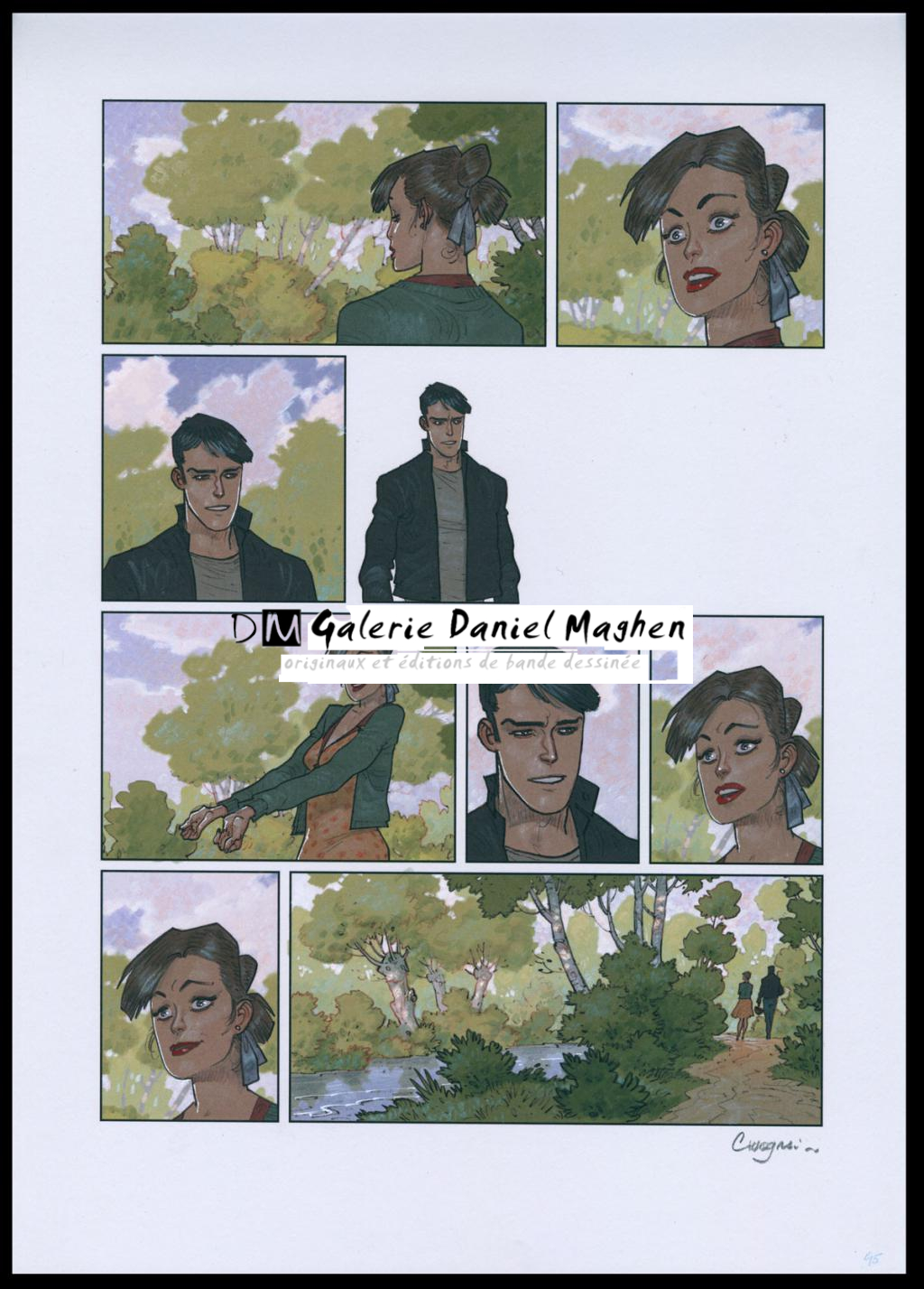 Planche originale N°45 - Didier Cassegrain - Technique mixte - 4581