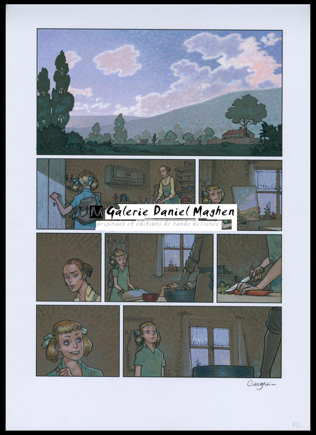 Planche originale N°53 - Didier Cassegrain - Technique mixte - 4579