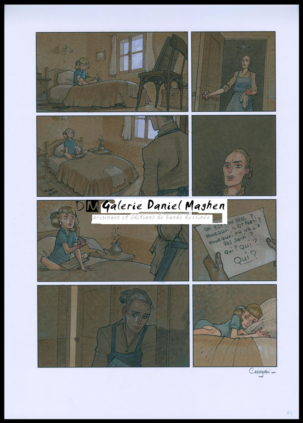 Planche originale N°54 - Didier Cassegrain - Technique mixte - 4578