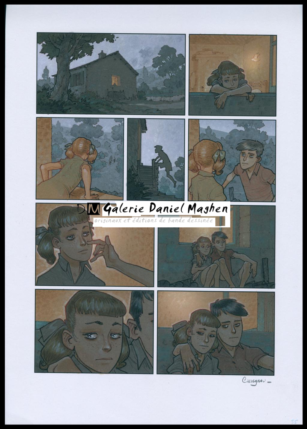 Planche originale N°55 - Didier Cassegrain - Technique mixte - 4577