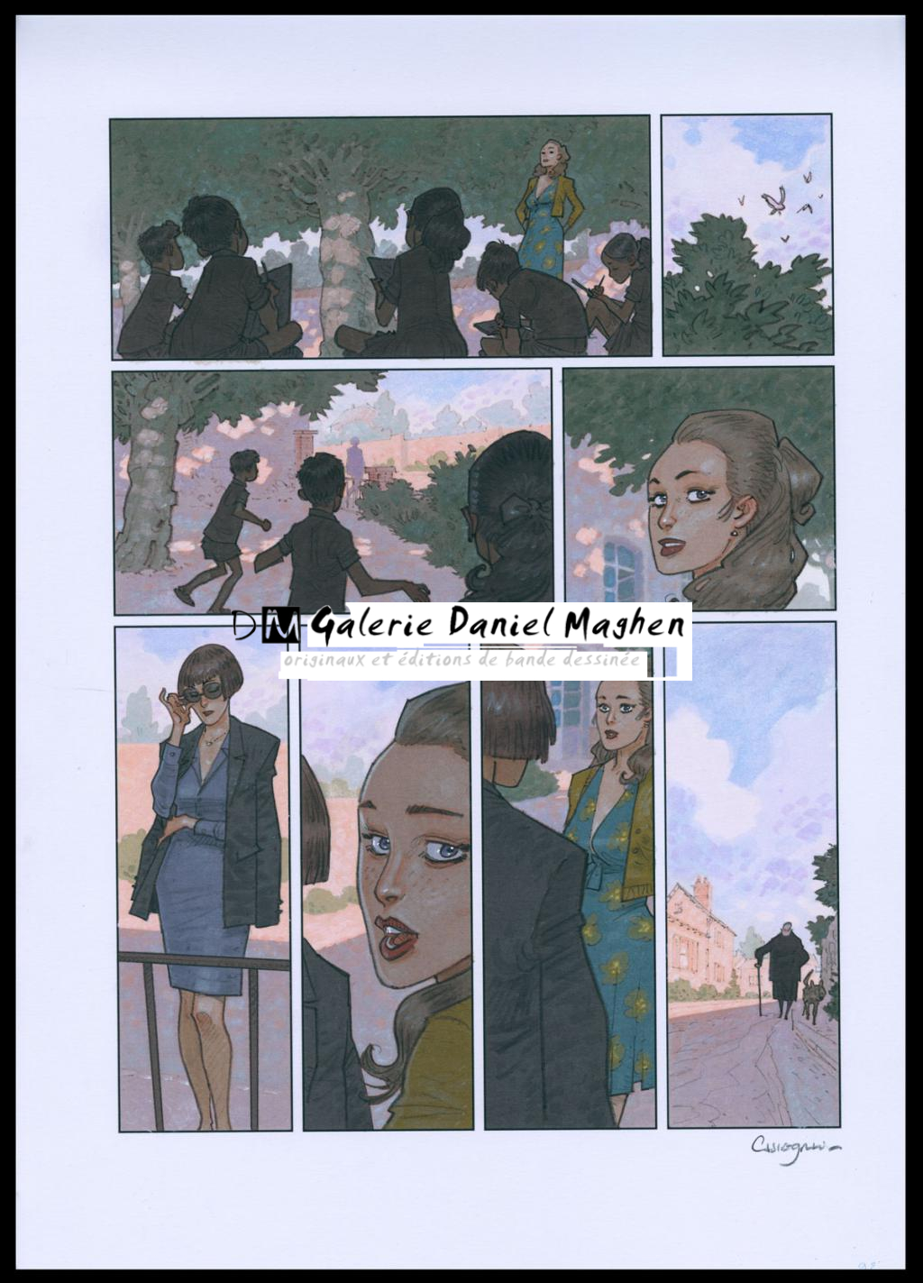 Planche originale N°92 - Didier Cassegrain - Technique mixte - 4575