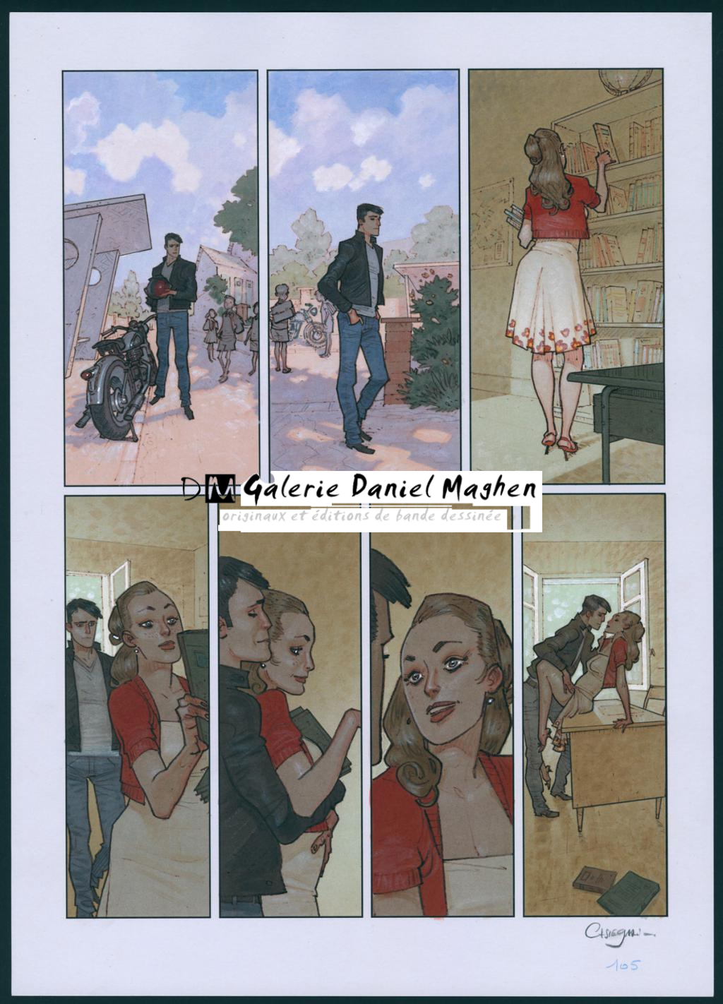 Planche originale N°105 - Didier Cassegrain - Technique mixte - 5635