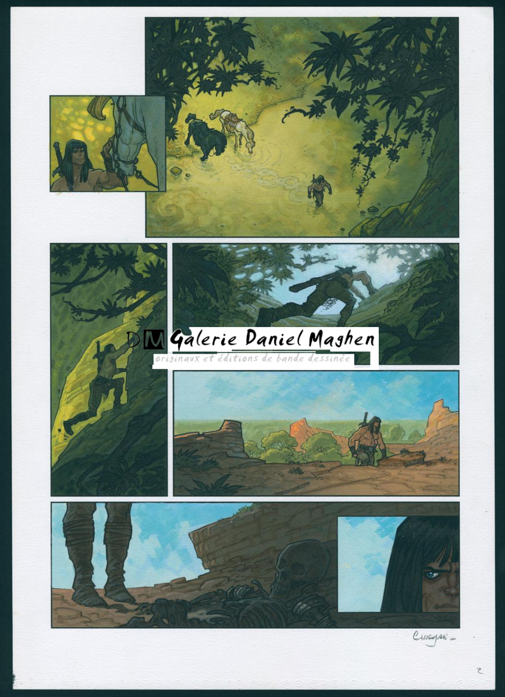 Planche originale n°2 - Didier Cassegrain - Technique mixte - 4572