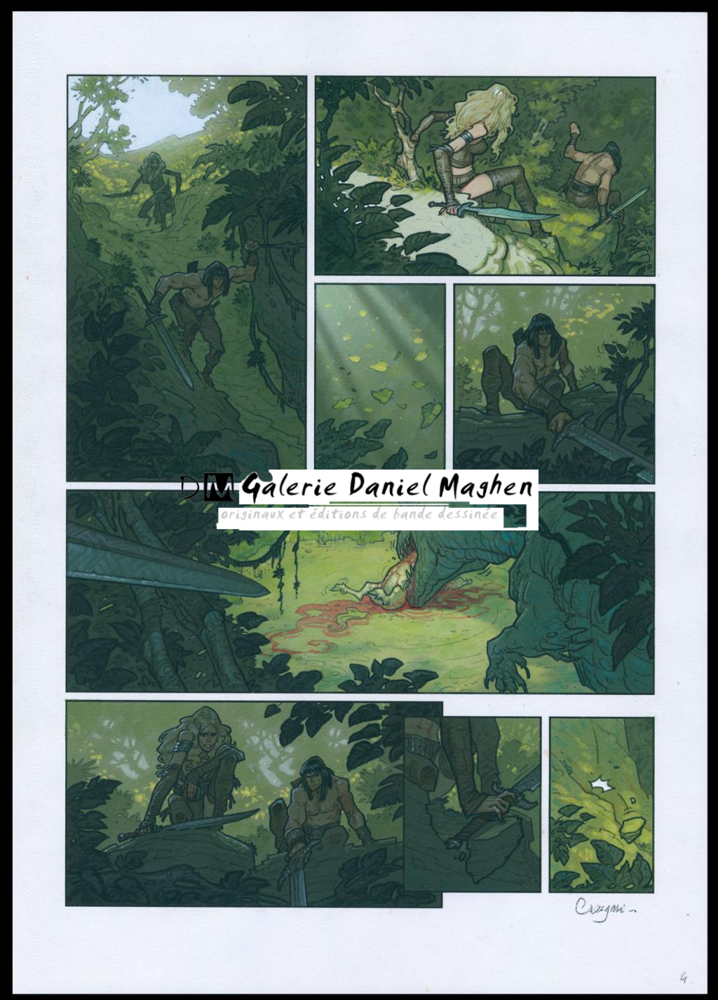 Planche originale n°4 - Didier Cassegrain - Technique mixte - 4571