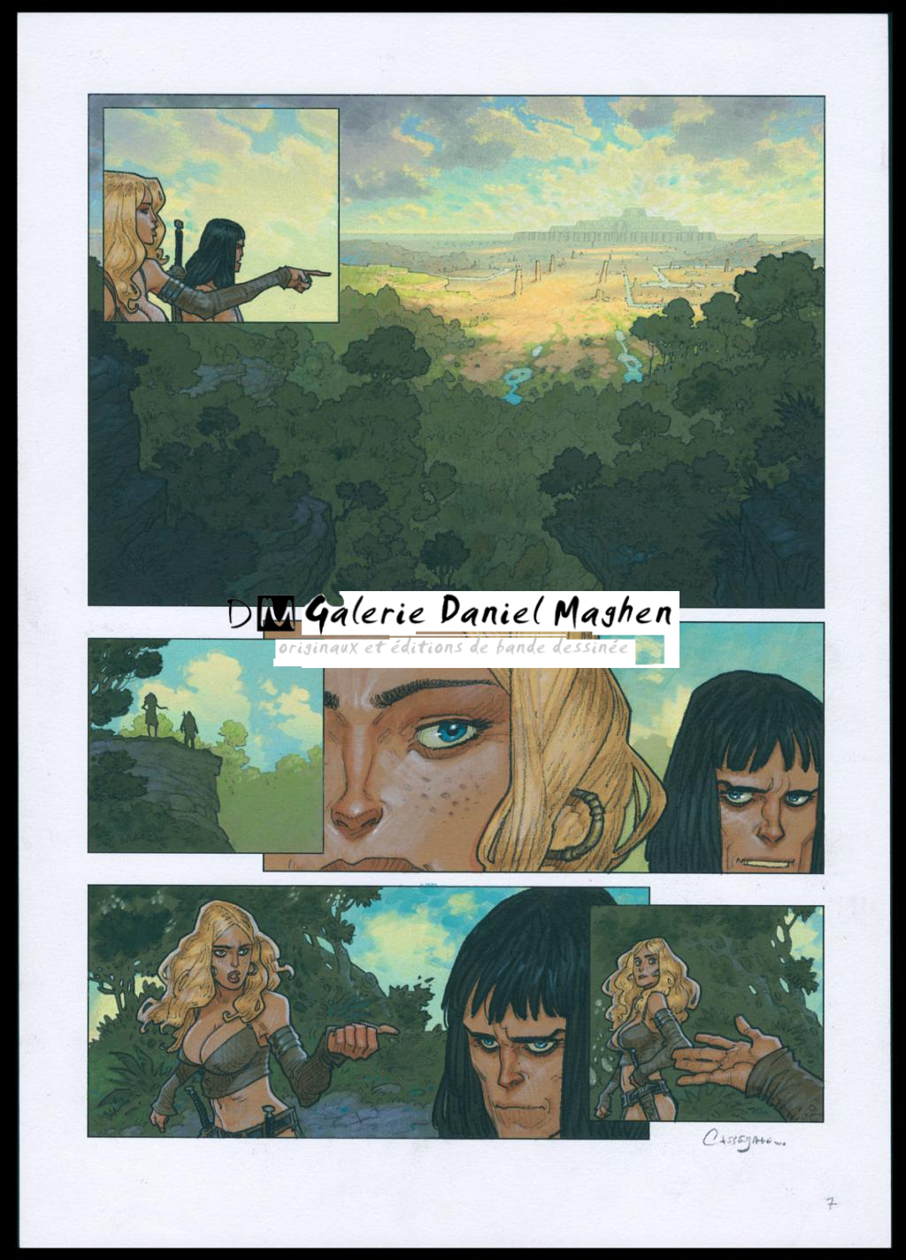 Planche originale n°7 - Didier Cassegrain - Technique mixte - 4913