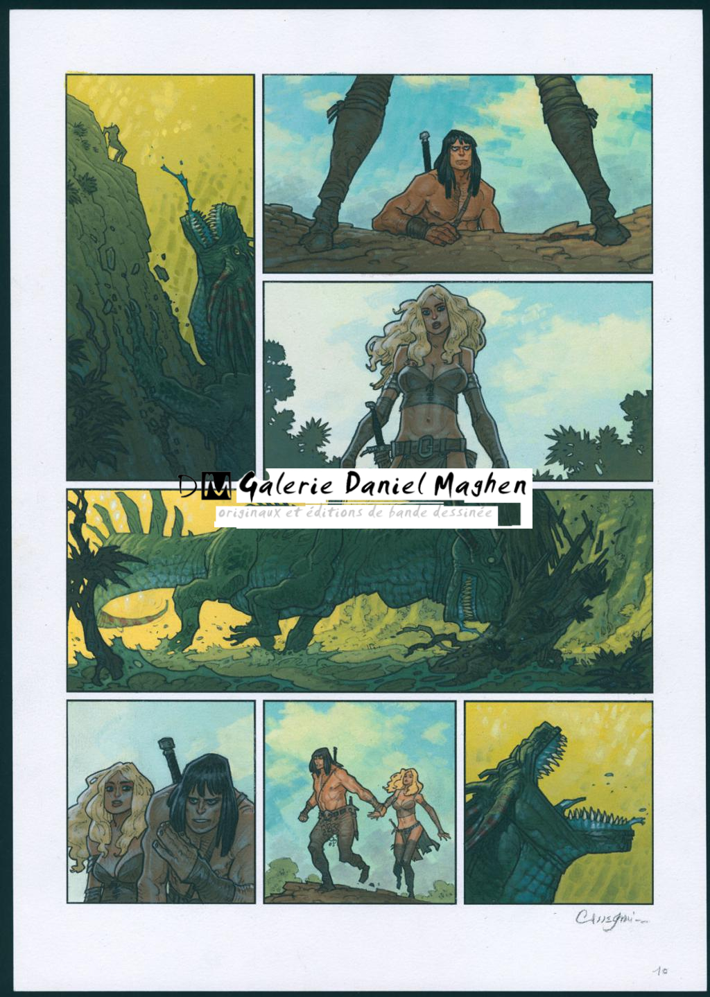 Planche originale n°10 - Didier Cassegrain - Technique mixte - 4569