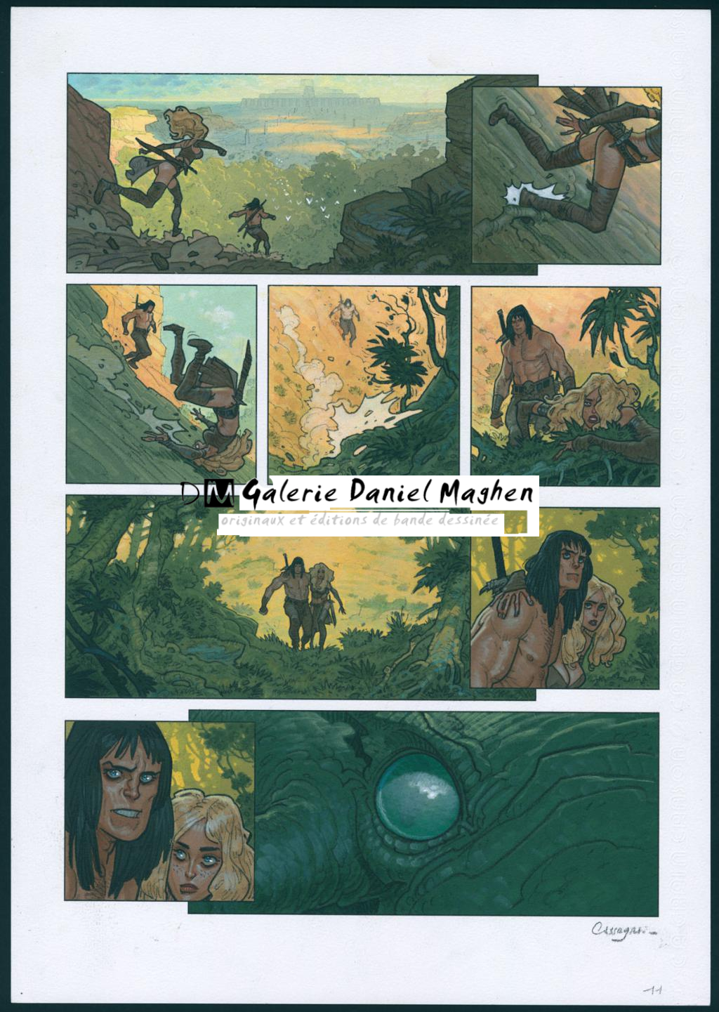 Planche originale n°11 - Didier Cassegrain - Technique mixte - 4568