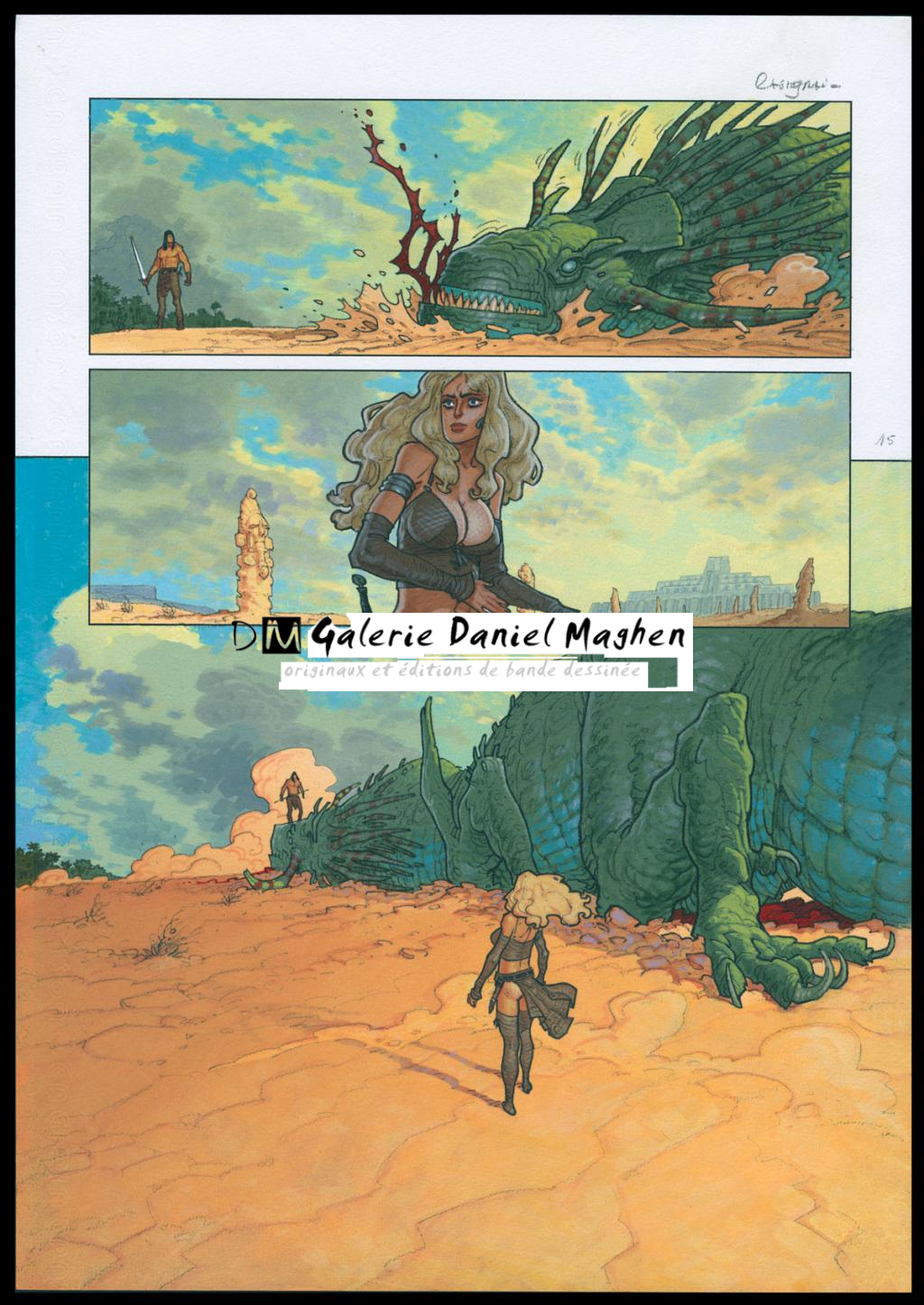 Planche originale n°15 - Didier Cassegrain - Technique mixte - 5634