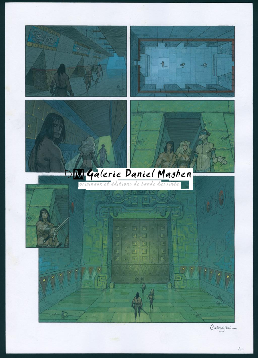 Planche originale n°27 - Didier Cassegrain - Technique mixte - 4564