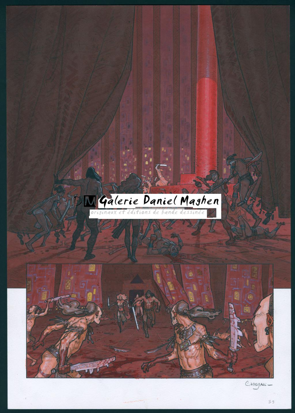 Planche originale n°39 - Didier Cassegrain - Technique mixte - 4562