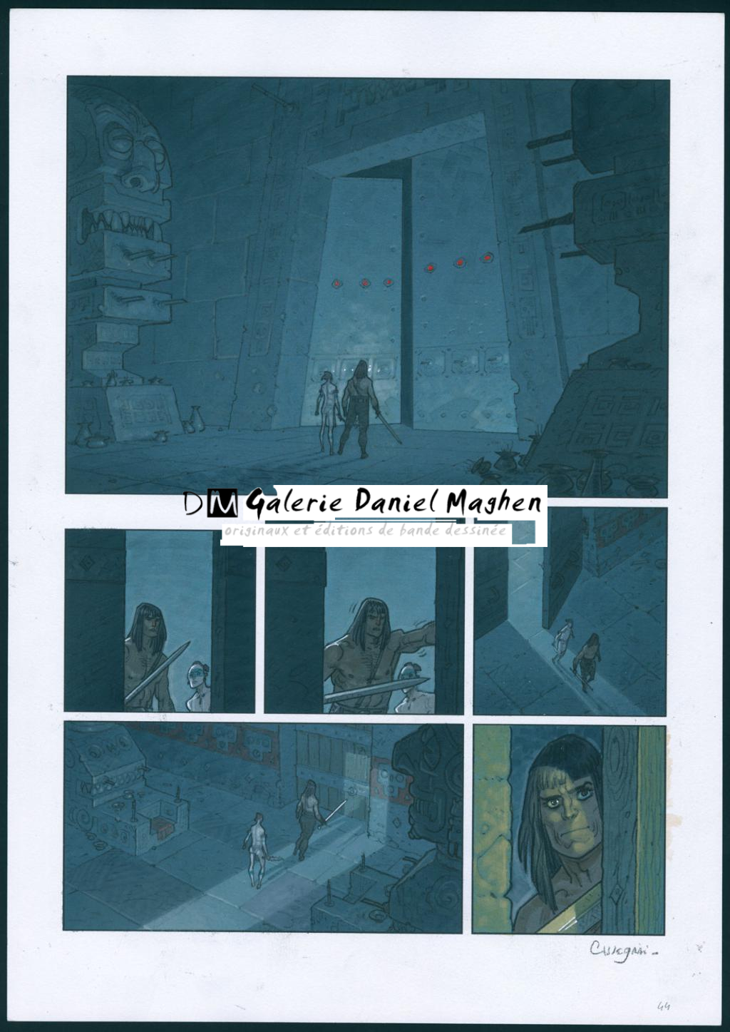 Planche originale n°44 - Didier Cassegrain - Technique mixte - 5632