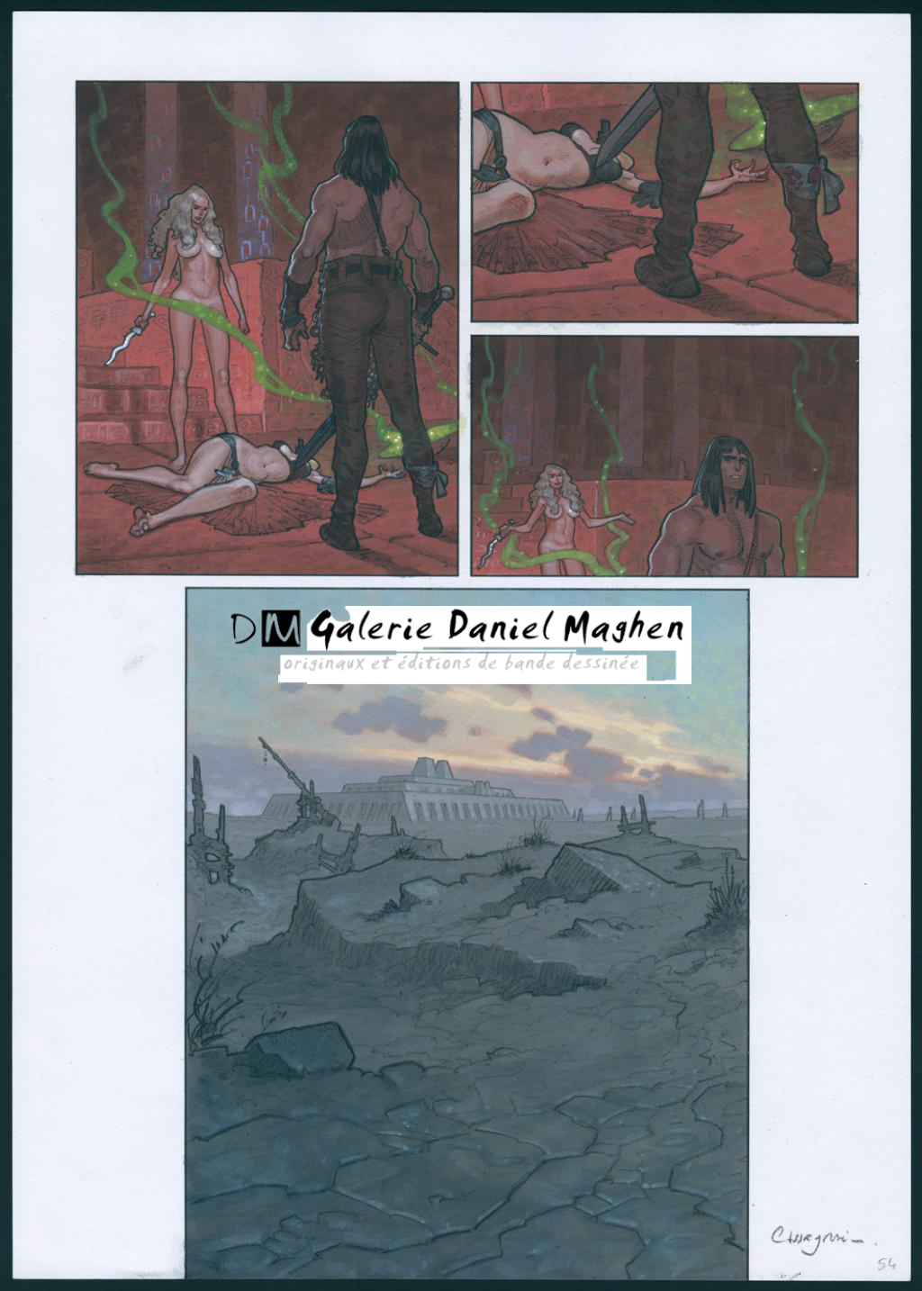 Planche originale n°54 - Didier Cassegrain - Technique mixte - 5631