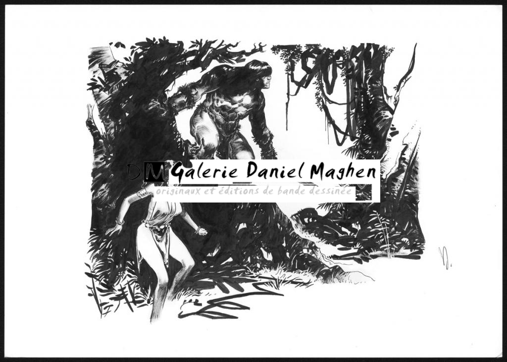 Illustration originale - Virginie Augustin - Encre de Chine sur papier - 4939