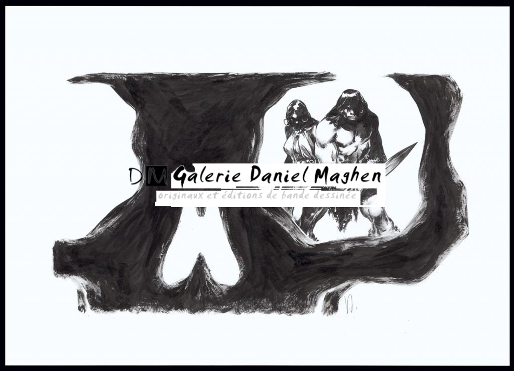 Illustration originale - Virginie Augustin - Encre de Chine sur papier - 4558