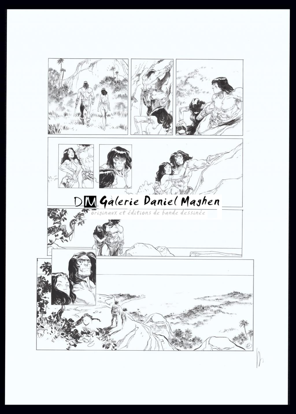 Planche originale n°21 - Virginie Augustin - Encre de Chine sur papier - 4557