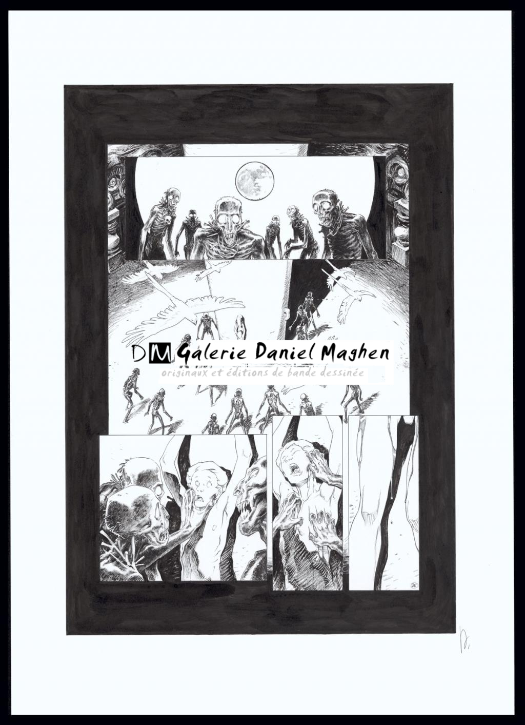 Planche originale n°25 - Virginie Augustin - Encre de Chine sur papier - 4937