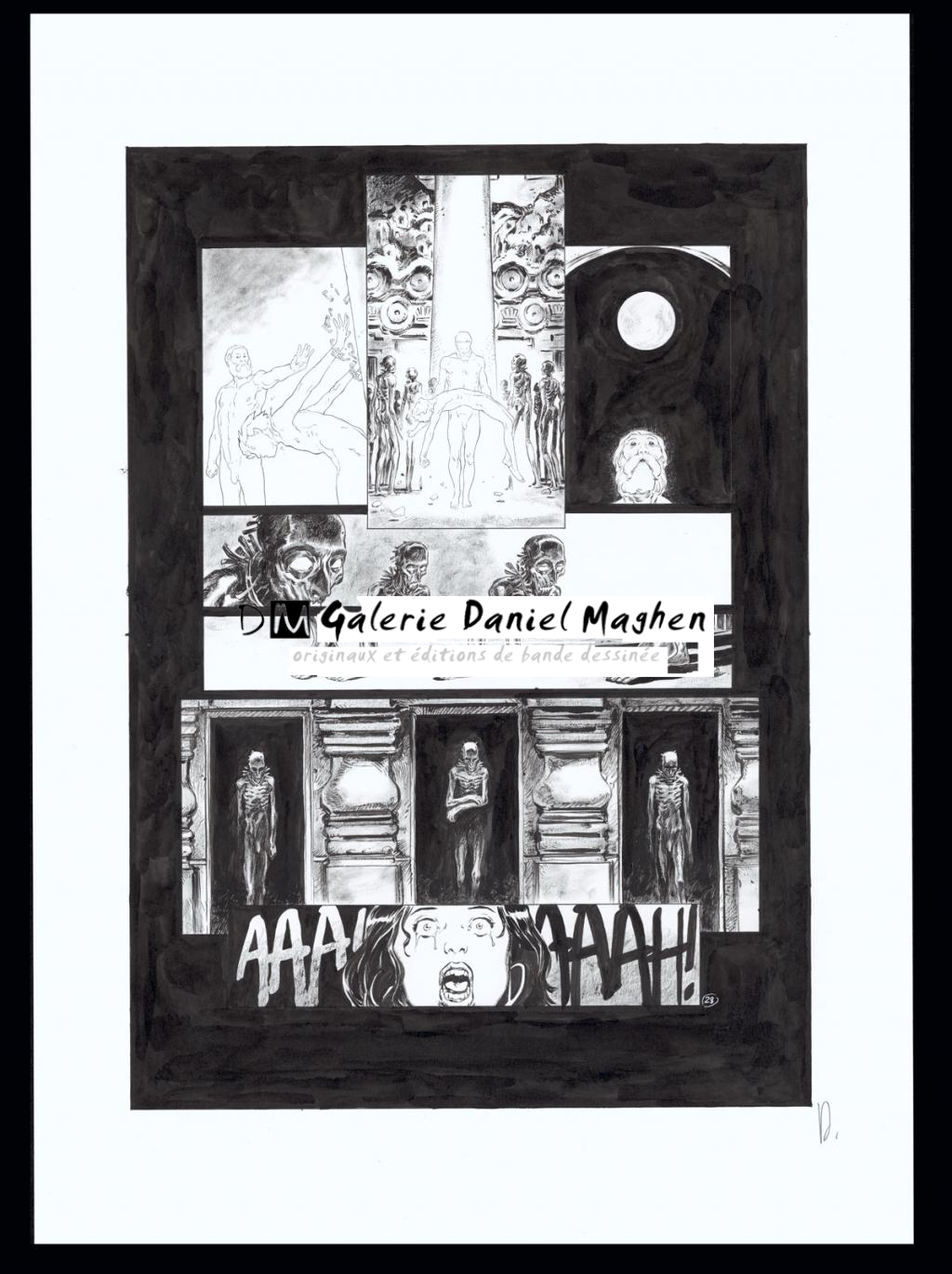 Planche originale n°28 - Virginie Augustin - Encre de Chine sur papier - 4555