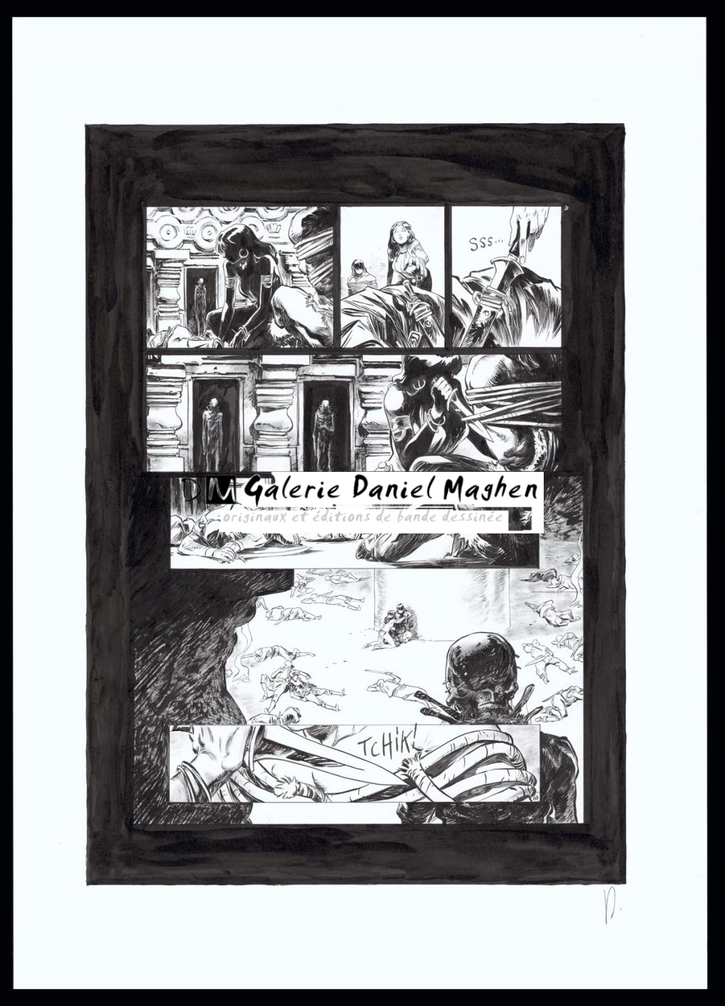 Planche originale n°46 - Virginie Augustin - Encre de Chine sur papier - 4554