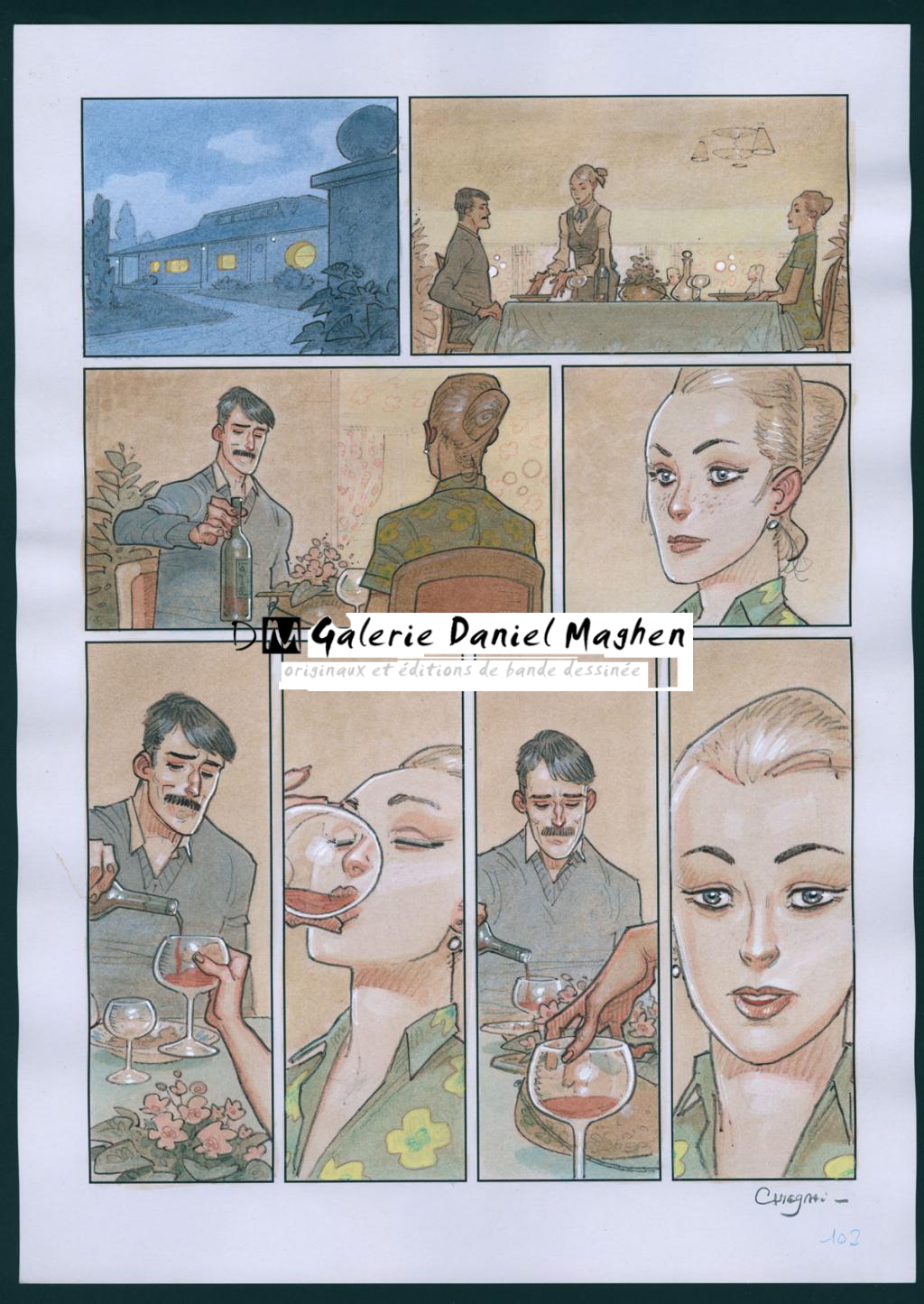 Planche originale N°103 - Didier Cassegrain - Technique mixte - 5637