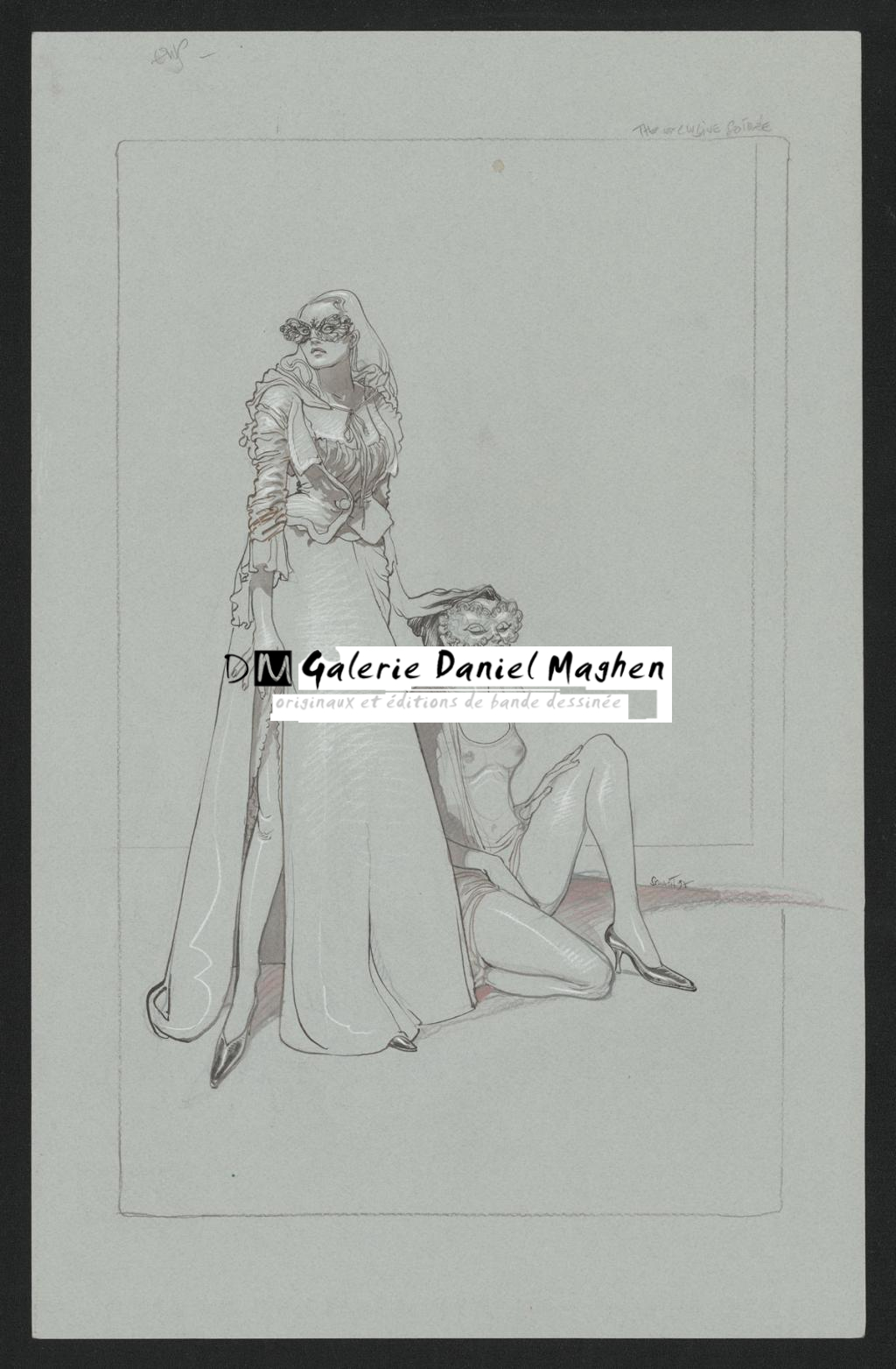 Concept art, An Exclusive Party, pour Eyes Wide Shut de Stanley Kubrick - Sylvain Despretz - Technique mixte sur papier - 5098