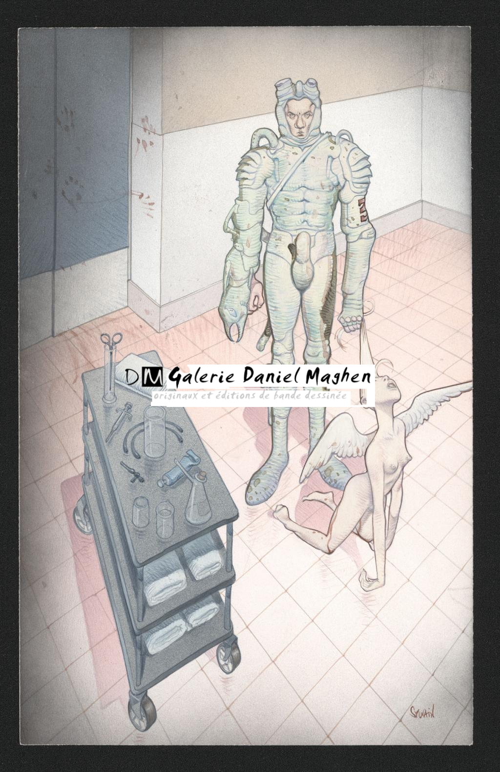 Concept art
"Tueur d'ange - Sylvain Despretz - Technique mixte sur papier - 5102