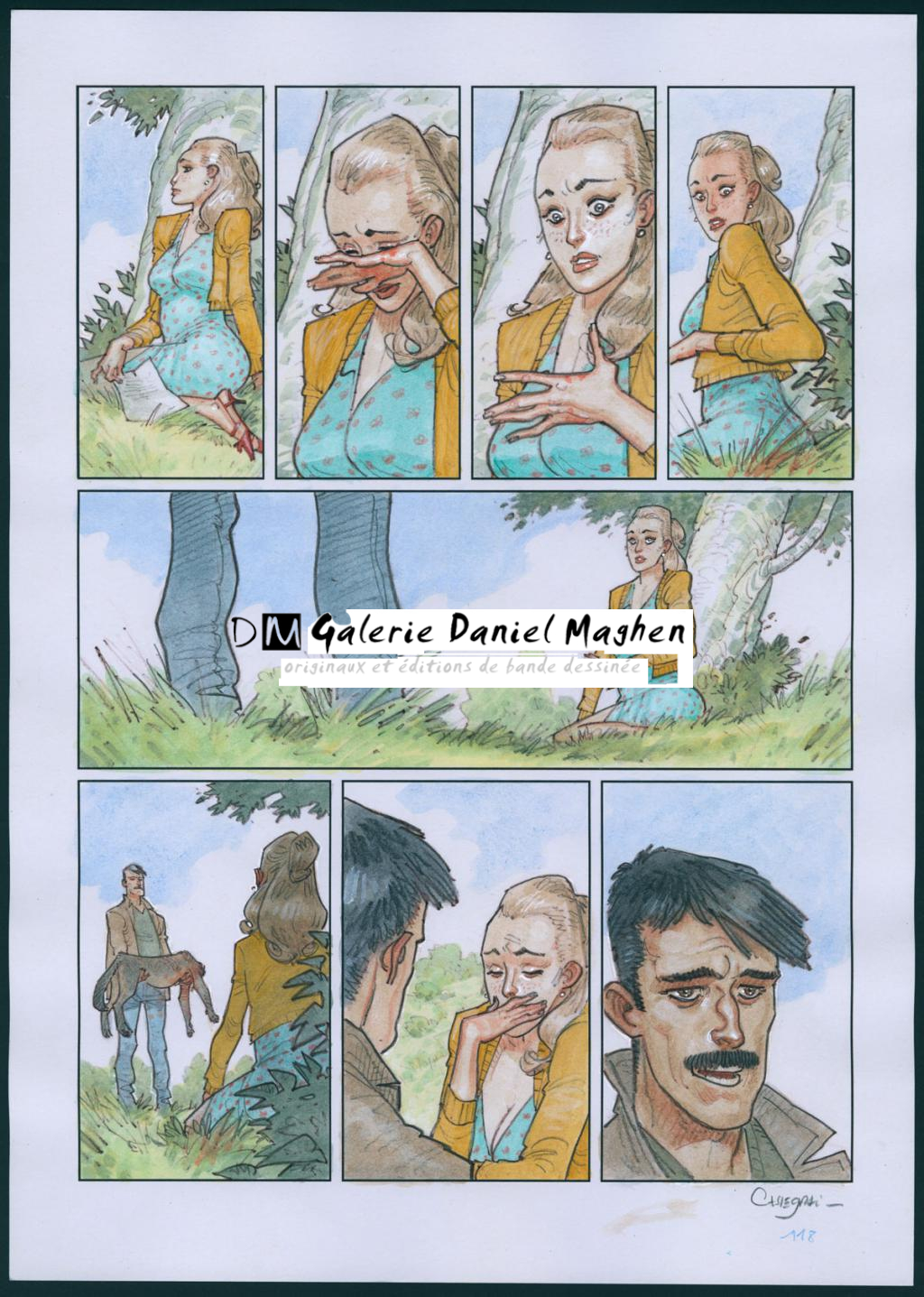 Planche originale  N°118 - Didier Cassegrain - Technique mixte - 4754
