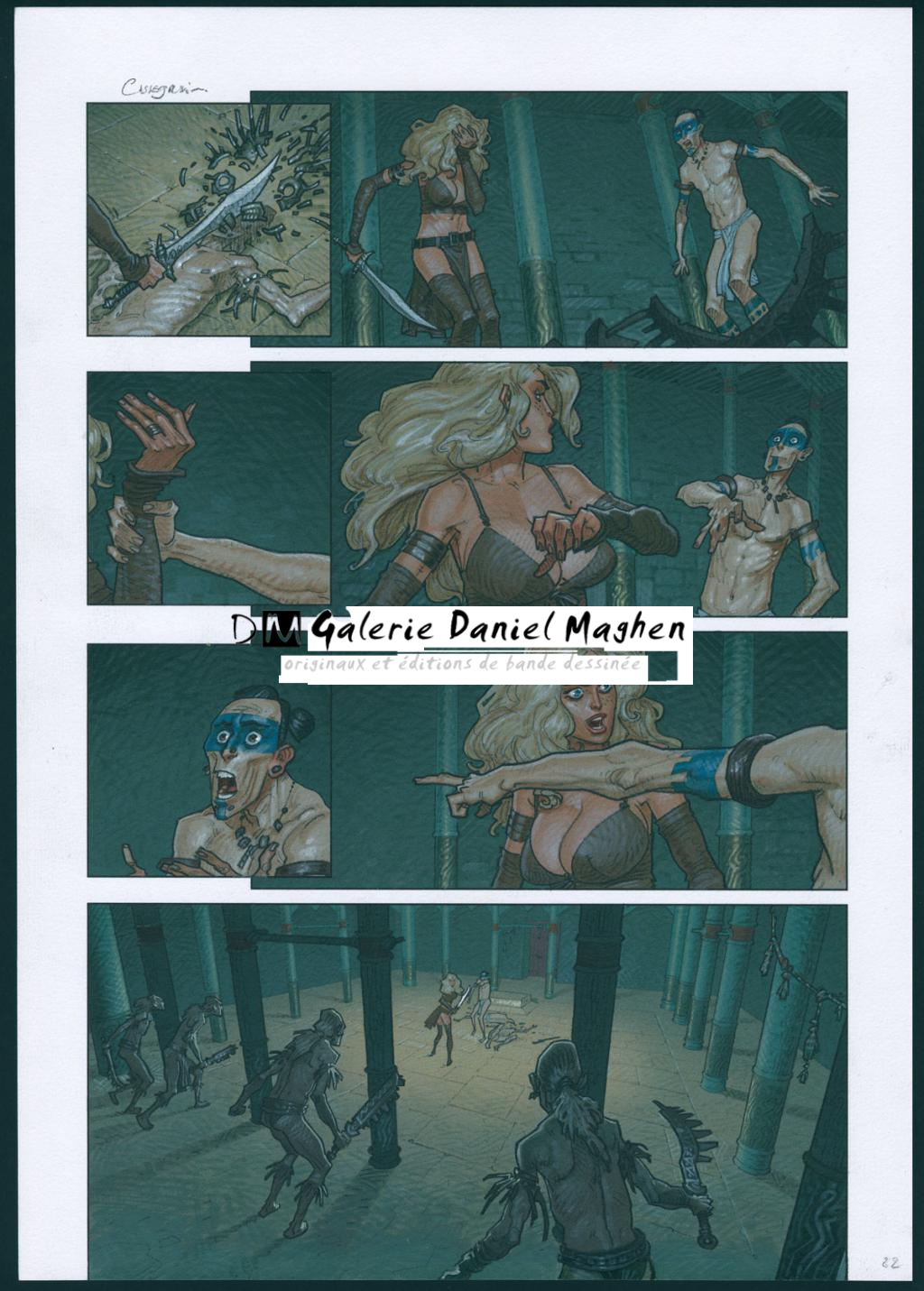 Planche originale n°22 - Didier Cassegrain - Technique mixte - 4755