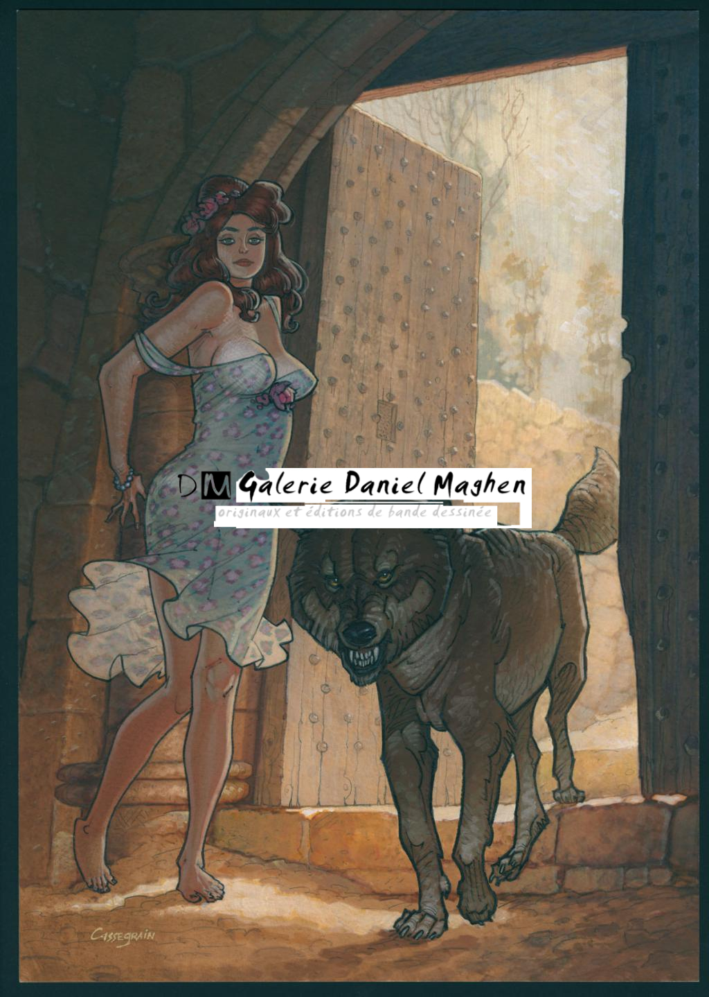 Illustration originale - Didier Cassegrain - Technique mixte - 4756