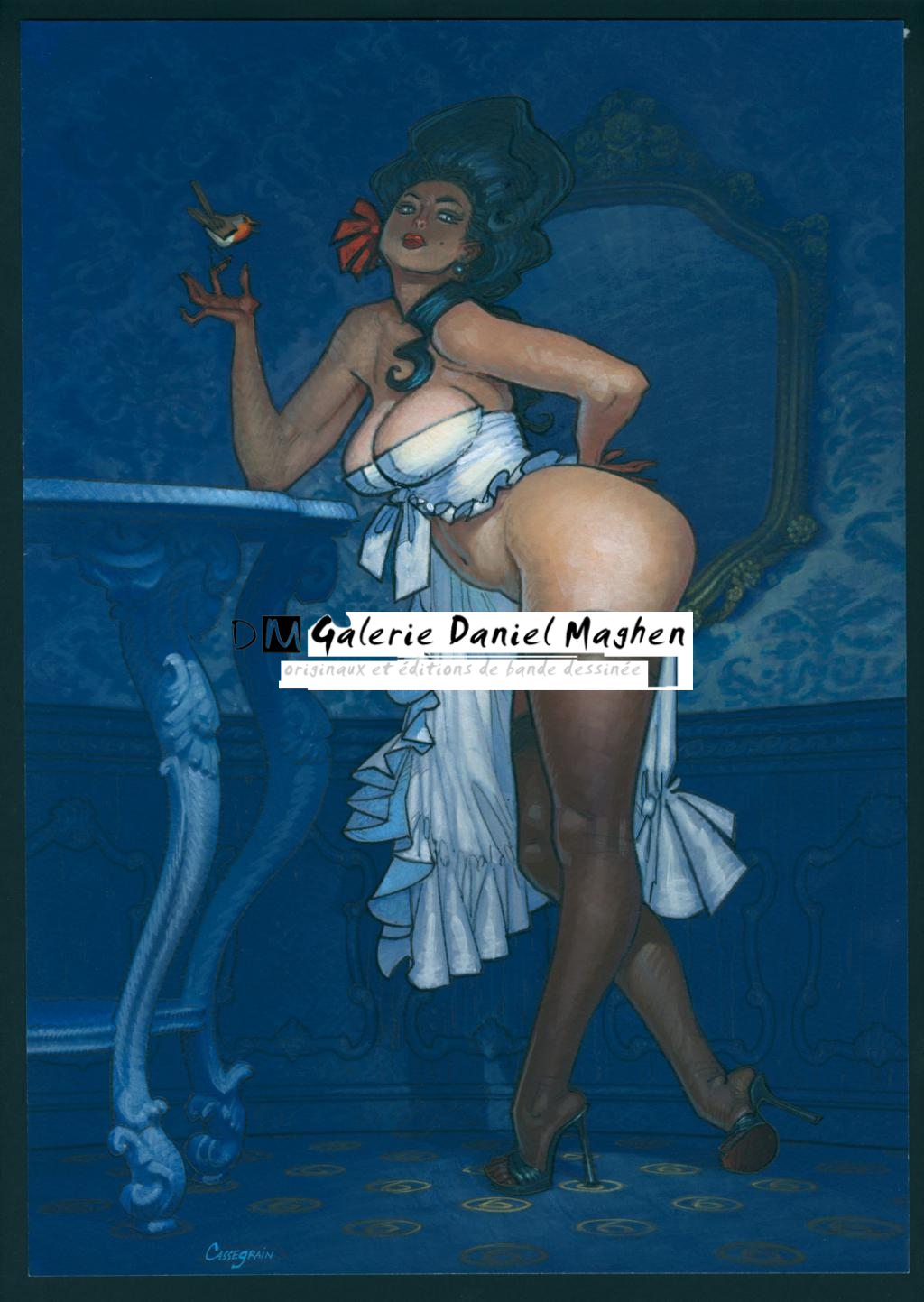 Illustration originale - Didier Cassegrain - Technique mixte - 5639