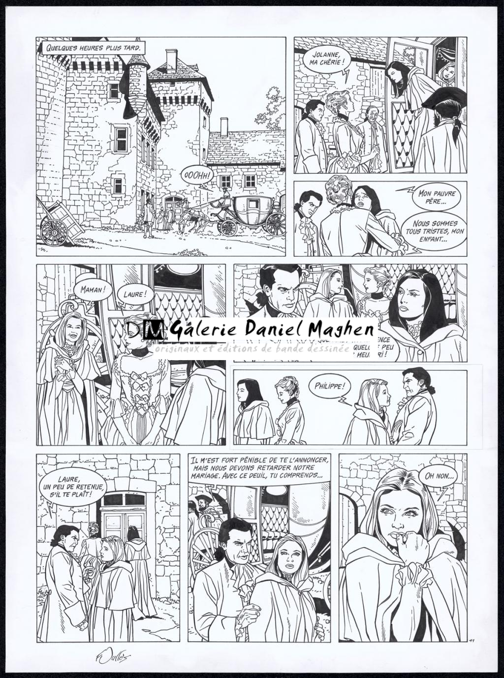 Planche originale n°11 - Francis Vallès - Encre de Chine sur papier - 4375