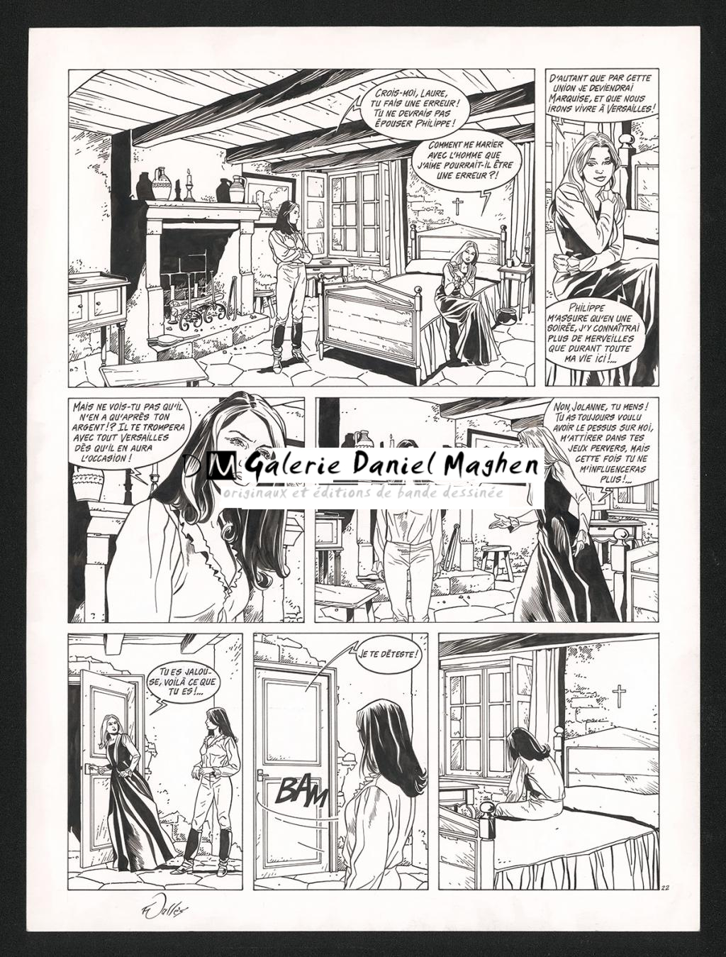 Planche originale n°22 - Francis Vallès - Encre de Chine sur papier - 4373