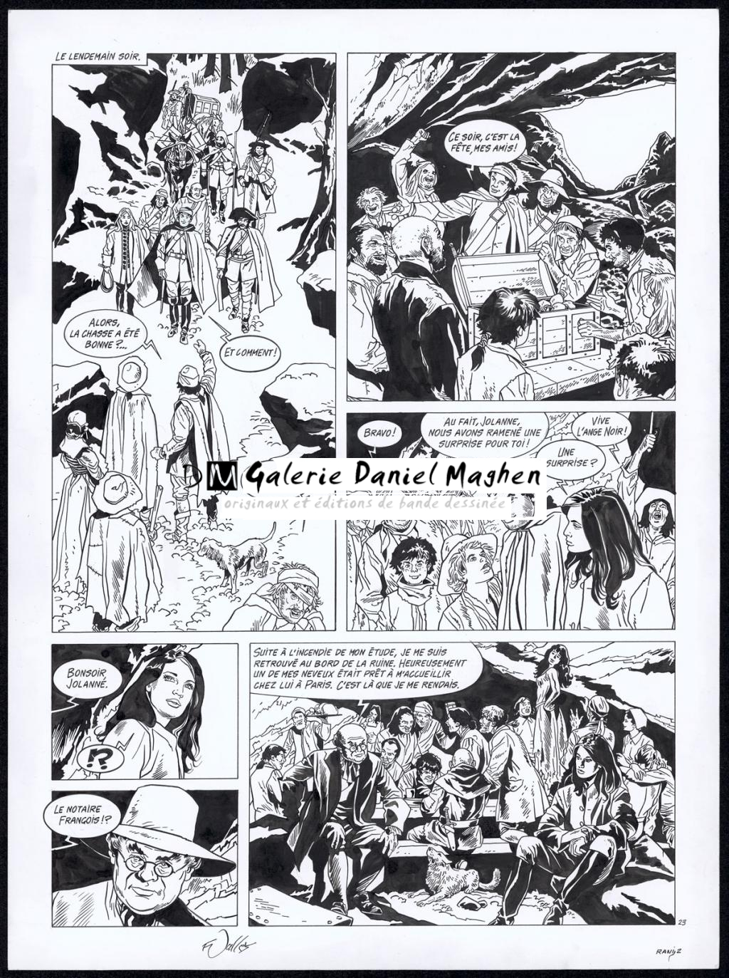 Planche originale n°23 - Francis Vallès - Encre de Chine sur papier - 4372