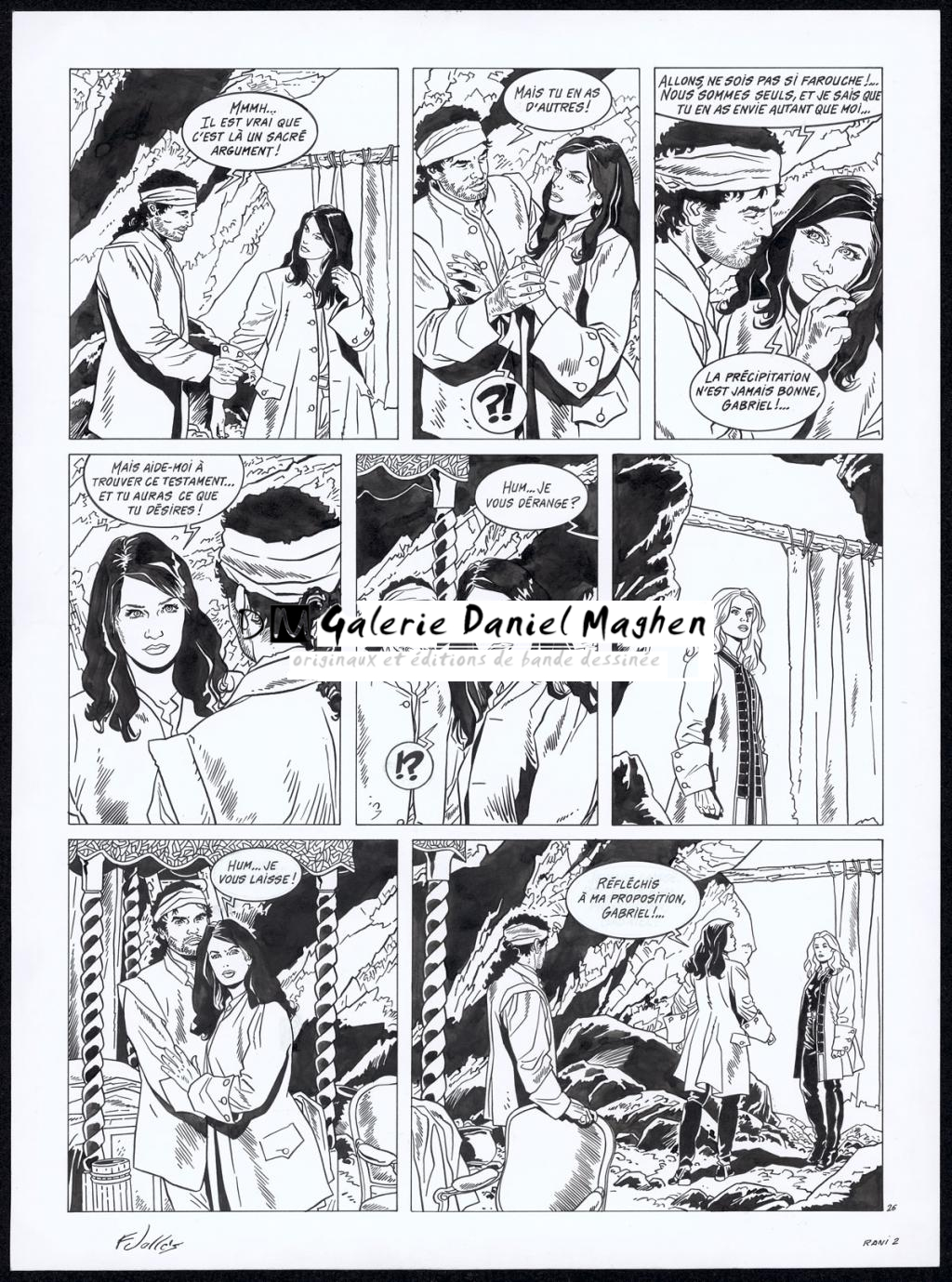 Planche originale n°26 - Francis Vallès - Encre de Chine sur papier - 4370