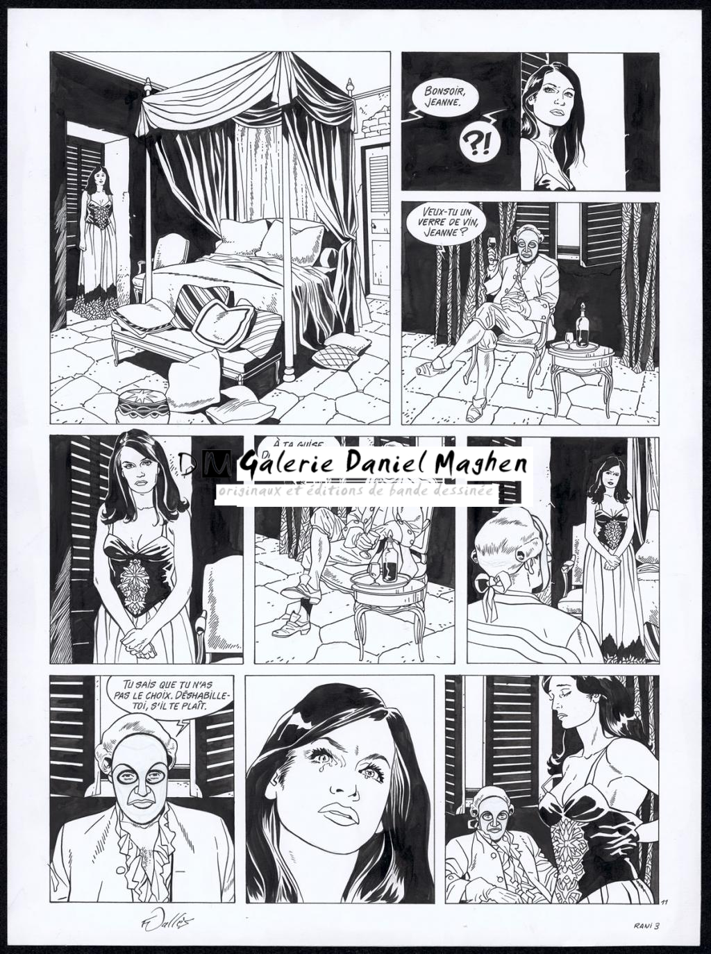 Planche originale n°11 - Francis Vallès - Encre de Chine sur papier - 4369