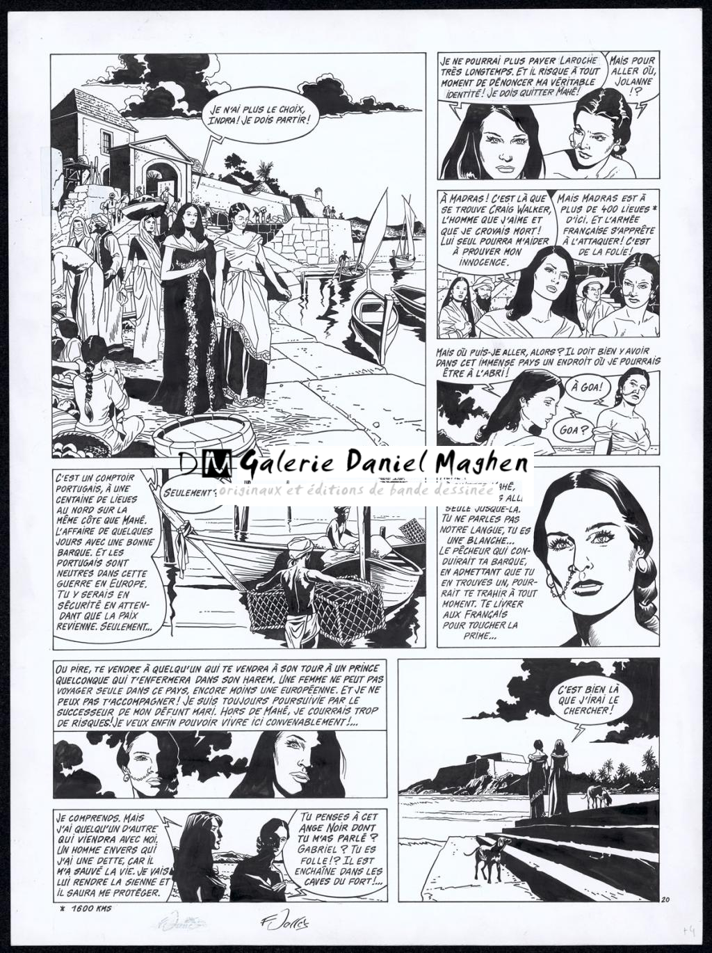 Planche originale n°20 - Francis Vallès - Encre de Chine sur papier - 4367