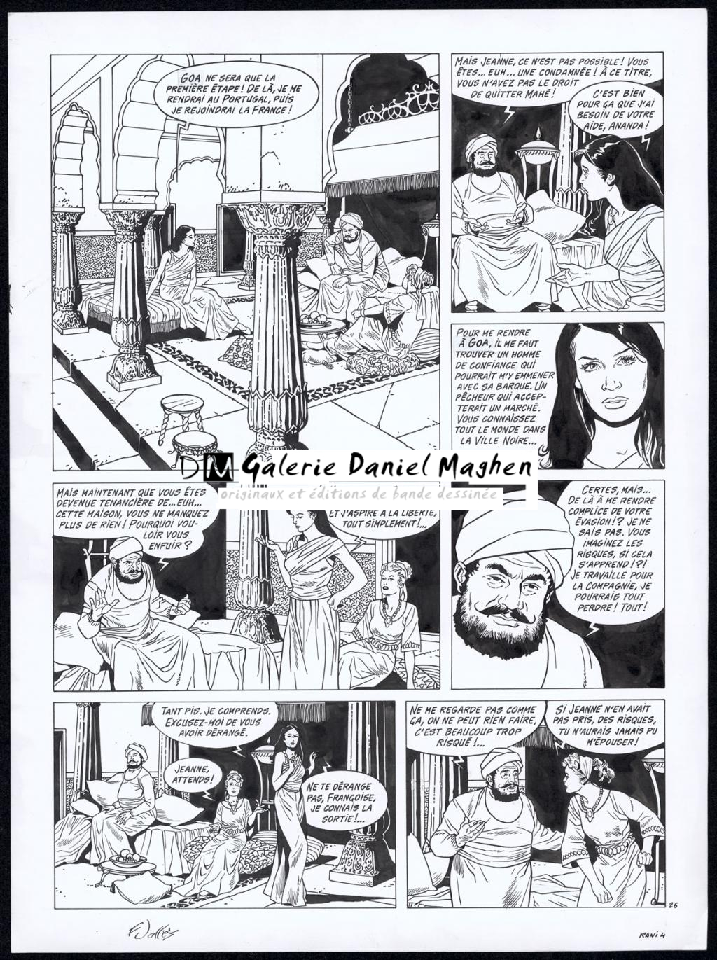 Planche originale n°26 - Francis Vallès - Encre de Chine sur papier - 4366