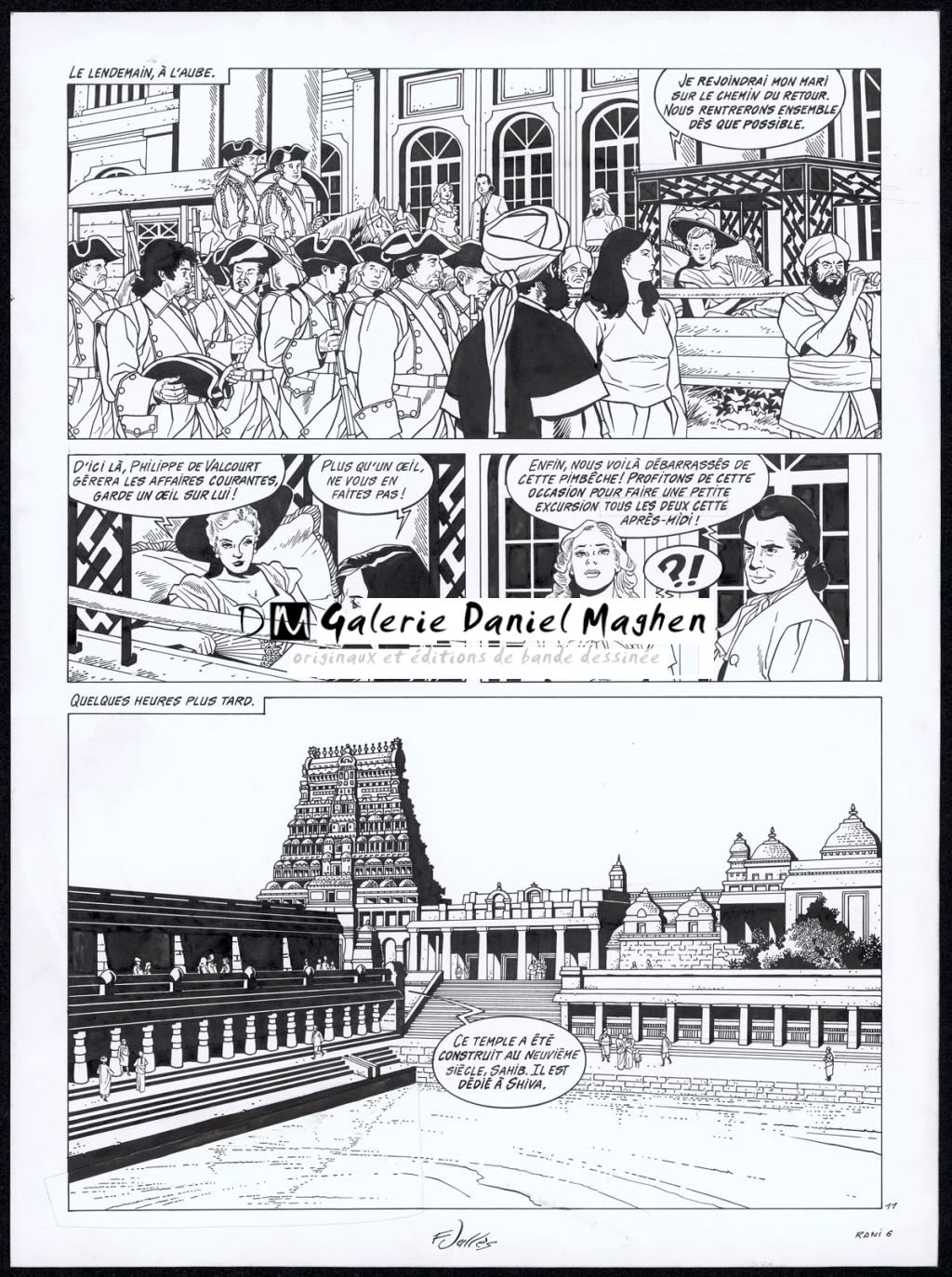 Planche originale n°11 - Francis Vallès - Encre de Chine sur papier - 4357