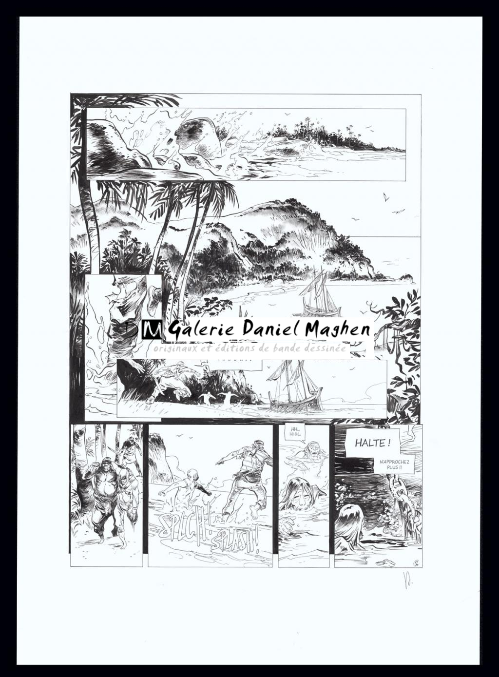 Planche originale n°54 - Virginie Augustin - Encre de Chine sur papier - 4647