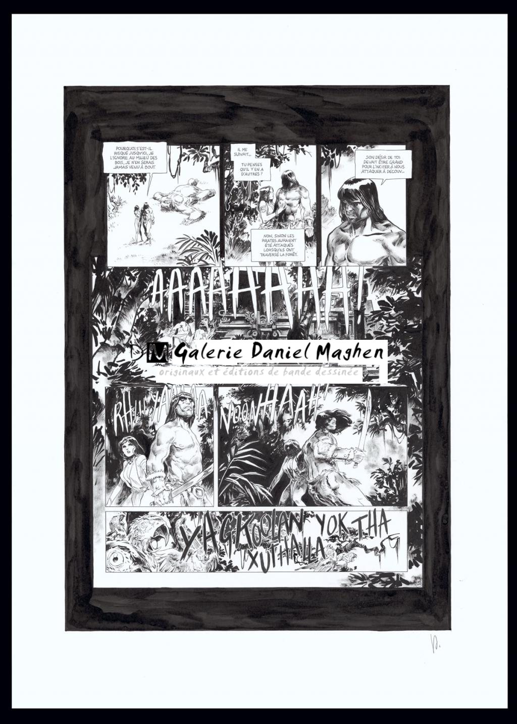 Planche originale n°50 - Virginie Augustin - Encre de Chine sur papier - 4645