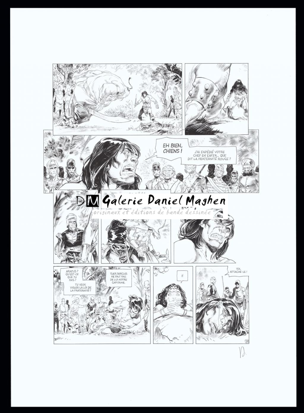 Planche originale n°39 - Virginie Augustin - Encre de Chine sur papier - 4642