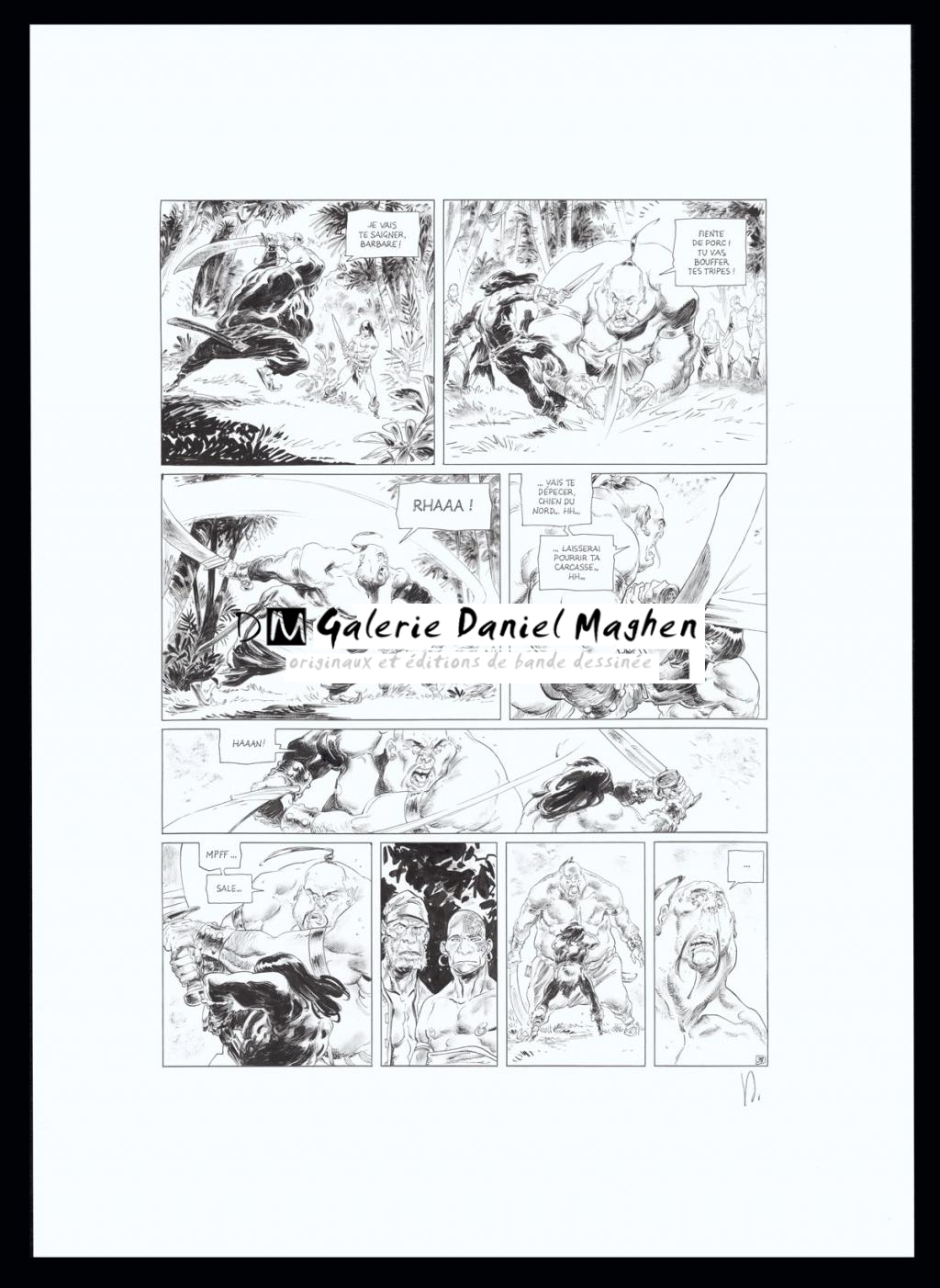 Planche originale n°38 - Virginie Augustin - Encre de Chine sur papier - 4641