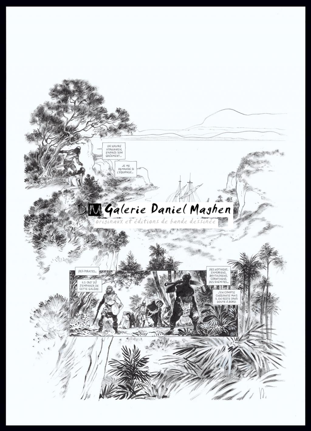 Planche originale n°35 - Virginie Augustin - Encre de Chine sur papier - 4639