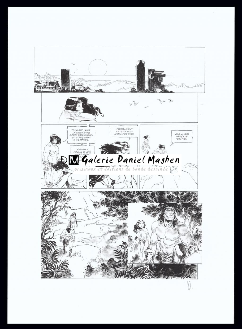 Planche originale n°34 - Virginie Augustin - Encre de Chine sur papier - 4638