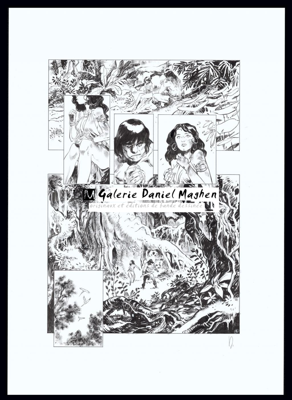 Planche originale n°14 - Virginie Augustin - Encre de Chine sur papier - 4632