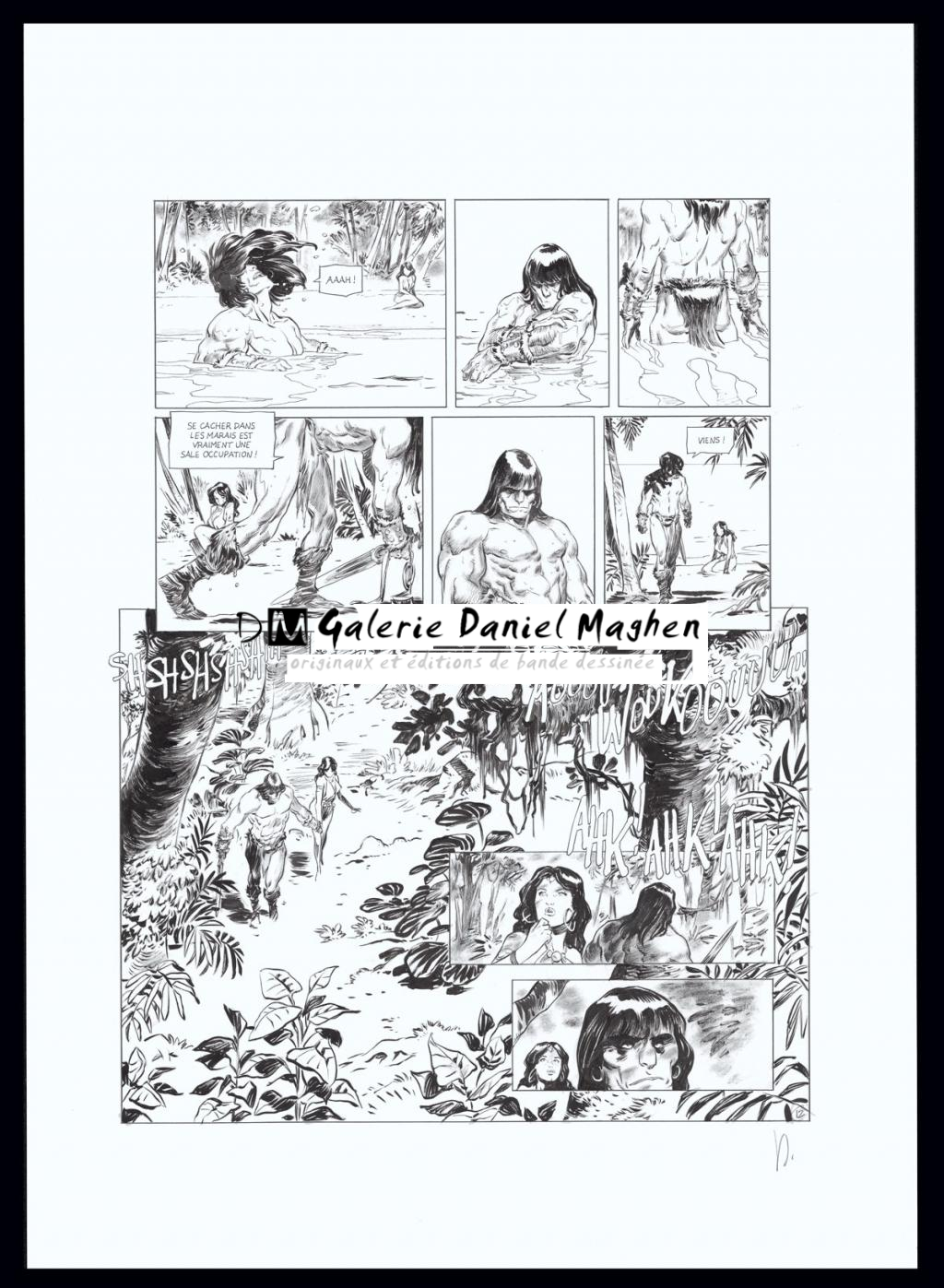 Planche originale n°12 - Virginie Augustin - Encre de Chine sur papier - 4631