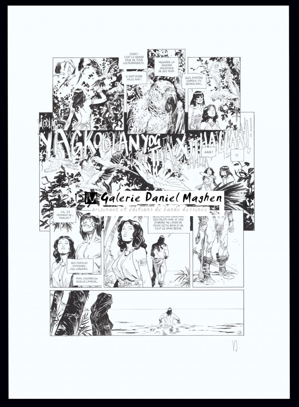 Planche originale n°11 - Virginie Augustin - Encre de Chine sur papier - 4630