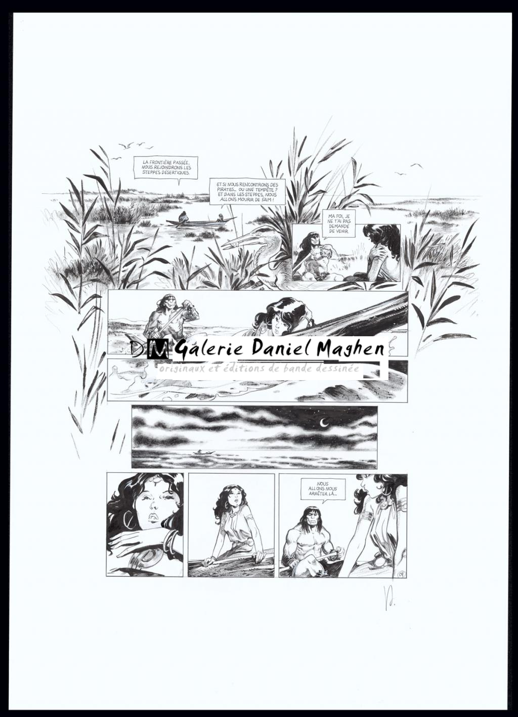 Planche originale n°9 - Virginie Augustin - Encre de Chine sur papier - 4629