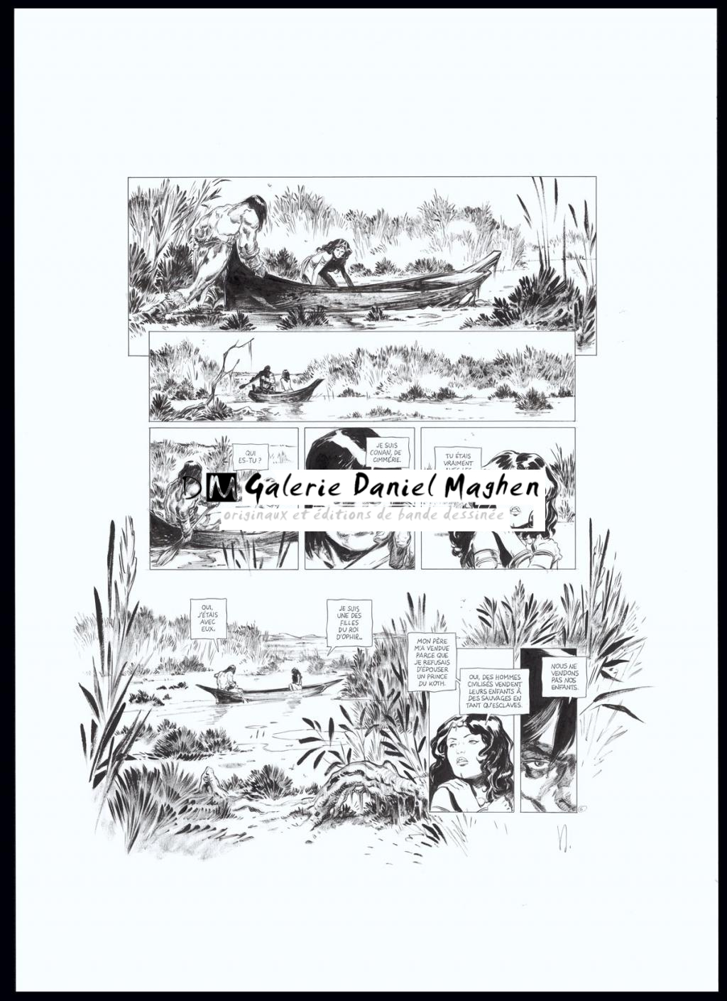 Planche originale n°6 - Virginie Augustin - Encre de Chine sur papier - 4628