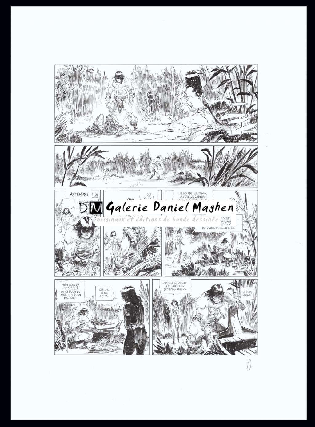 Planche originale n°5 - Virginie Augustin - Encre de Chine sur papier - 4627